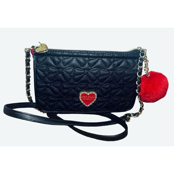 Betsey Johnson XOXO Quilted Crossbody - Picture 1 of 7
